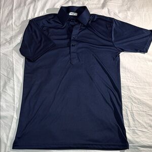 Collars & Co, Large, Men's Navy Blue Polo Shirt, Good Used Condition
